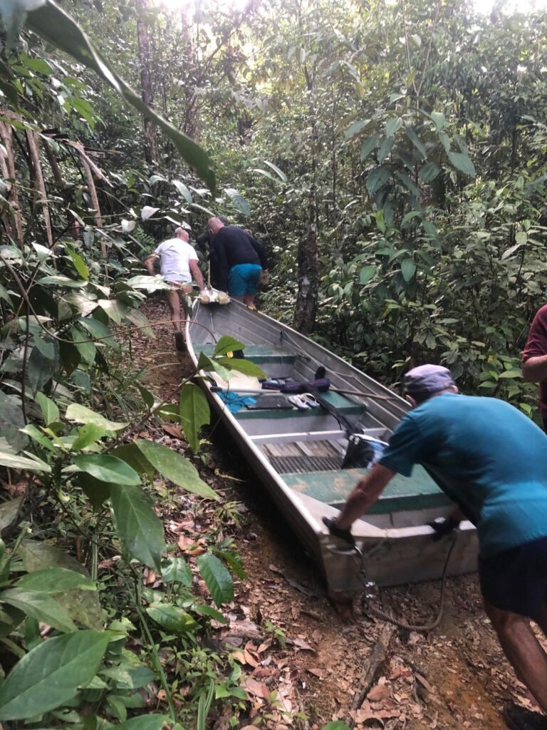 Portage des embarcations